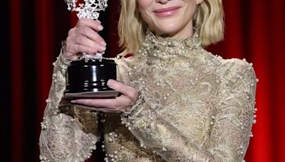 Cate Blanchett recoge el Premio Donostia: "El mundo es un lugar enormemente incierto"