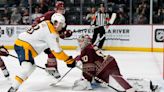 Rookie Prosvetov stops 39 shots, Coyotes beat Predators 4-1