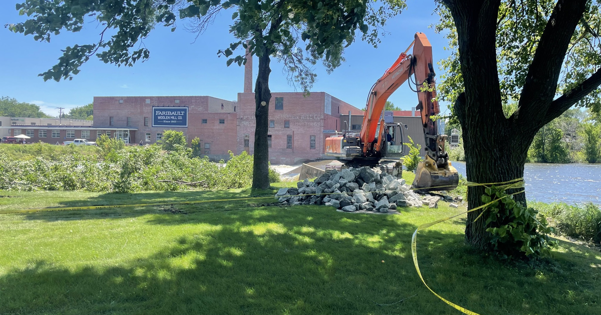 Crews work to repair Faribault dam damaged in flooding