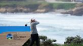 Patrick Cantlay takes off PGA Tour board hat, shoots 64. He trails Thomas Detry by 1 at Pebble Beach