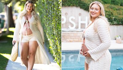 Pregnant Model Iskra Lawrence Gets Candid About Body Insecurities After Wearing Bump-Baring Crochet Look