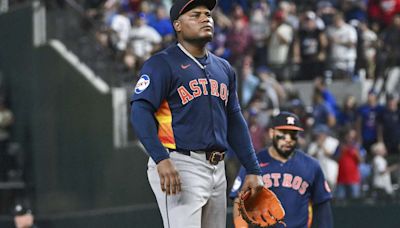 Framber Valdez just misses no-hitter, but keeps right on rolling for Astros