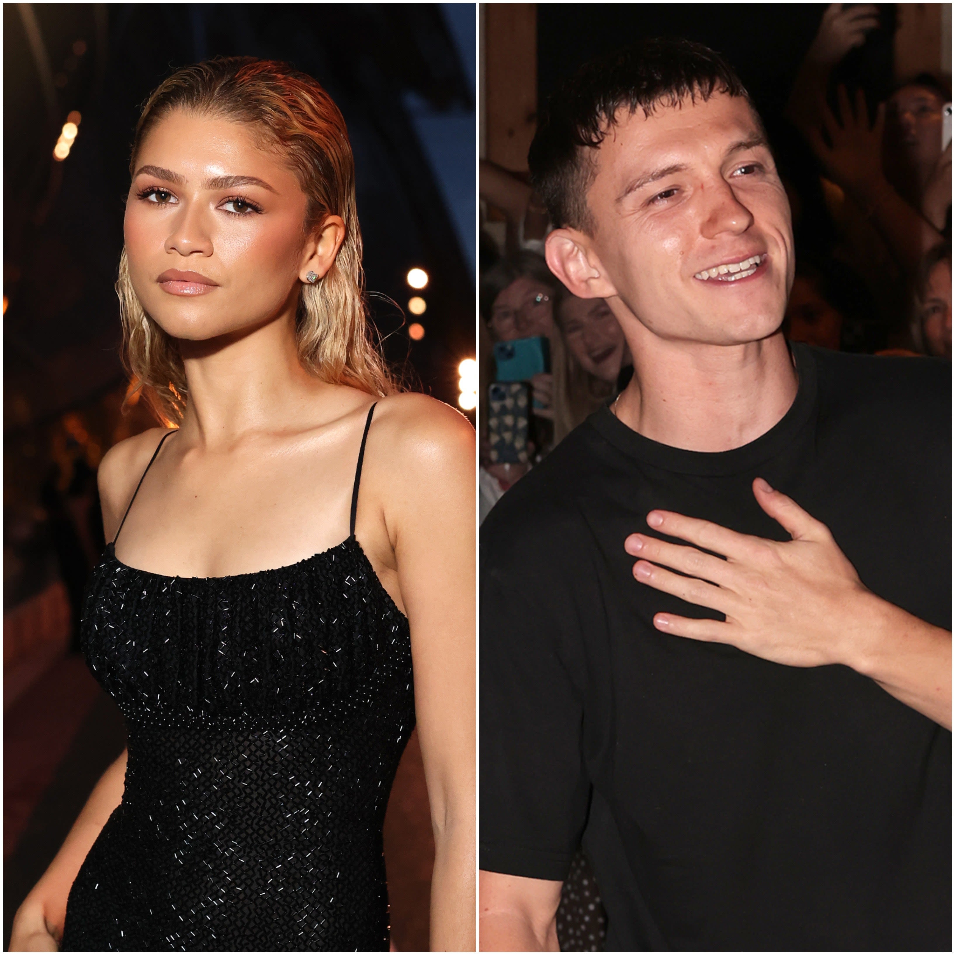 Zendaya Trades Boho Wedges and Public Kisses for Stilettos and Flowers at Tom Holland's Final Night in Romeo & Juliet