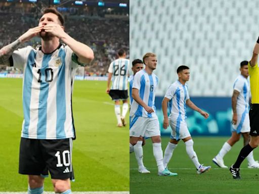 Lionel Messi's One-Word Reaction On Argentina's Controversial Defeat In Paris Olympics Goes Viral