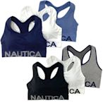 Nautica 女舒適無鋼圈內衣背心3入組