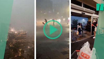 Houston : les images impressionnantes d’une tempête « exceptionnelle » qui a fait 4 morts