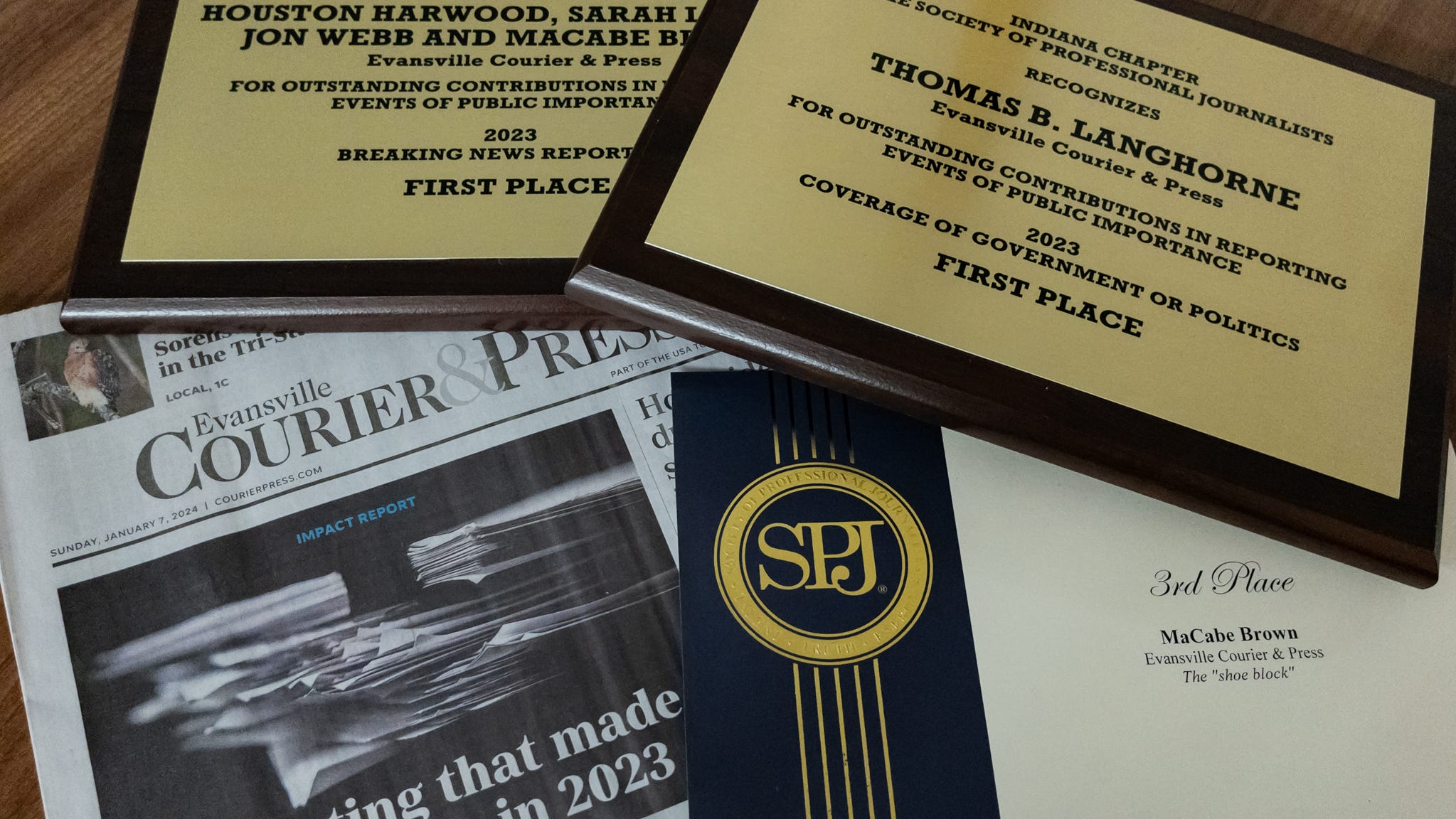 Courier & Press well represented at Society of Professional Journalists annual awards