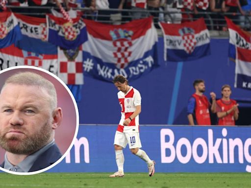 ‘It’s hard to watch’ Wayne Rooney offers sympathy to Luka Modric after Croatia heartbreak