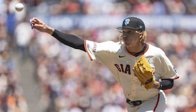 Giants' Bivens dazzles with win in ‘dream' MLB debut vs. Angels