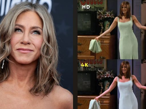 Jennifer Aniston puso punto final a un debate de “Friends” sobre el color de su vestido