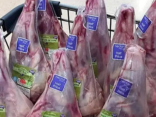 Shopper accused of greed after buying nine legs of yellow-sticker lamb for £36