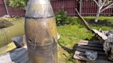 Journalist shows fragments of Russian Kinzhal missile shot down in Ukraine