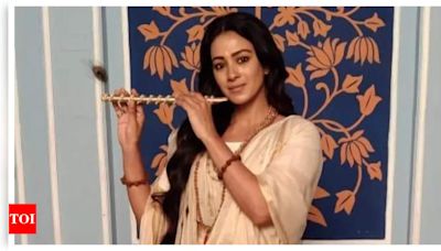 Barkha Bisht's entry as mysterious godwoman shakes things up on 'Mera Balam Thanedaar' - Times of India