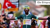 Biniam Girmay tightens grip on green jersey with second Tour de France stage win