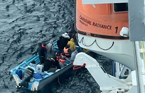 Carnival cruise ship rescues 25 people stranded off the coast of Mexico