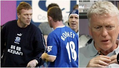 David Moyes recalls when Wayne Rooney wanted to fight him during the Merseyside derby