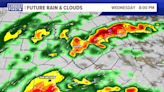 Tropical rain bands for Central Texas on Wednesday, minor flooding possible