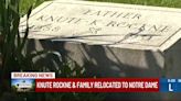 Knute Rockne’s grave moved to Notre Dame