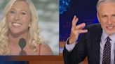 Jon Stewart Reveals Unsettling Marjorie Taylor Greene RNC Moment You'll Never Un-Hear