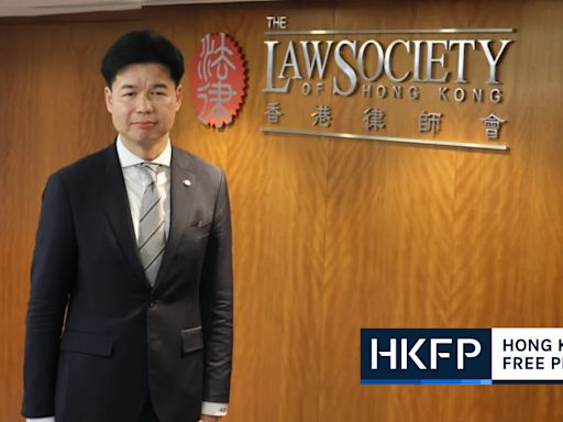 Legal professionals should remain ‘politically neutral,’ new president of Hong Kong’s Law Society says