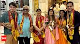 Wagle Ki Duniya cast seeks blessings at Siddhivinayak Temple as the show completes the 1000 episode milestone - Times of India