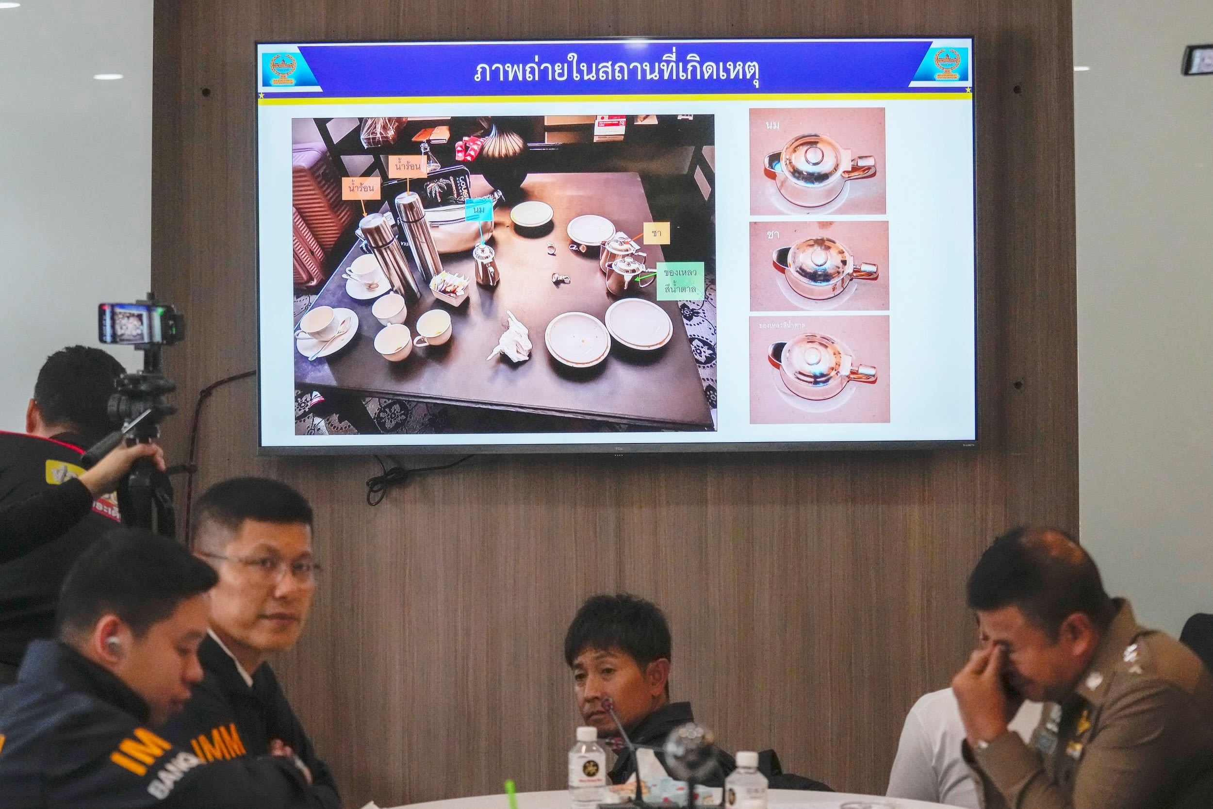 Bangkok hotel dead presumed to have swallowed cyanide from teacups