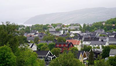 Pretty little town that barely gets above 17C and is right on Russia's border