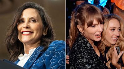 ...Gretchen Whitmer Says 'We Shouldn't Give a D---' If Taylor Swift and Brittany Mahomes Are Friends Amid Tension Over Political...