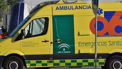 Siete heridos en un accidente múltiple bajo el túnel del hospital Clínico de Málaga