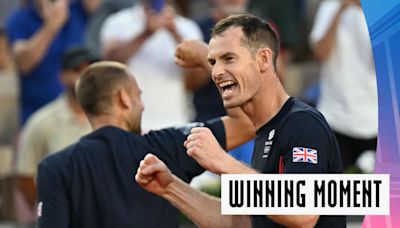 Andy Murray video: Team GB Olympics great and Dan Evans save five match points to win Paris doubles match