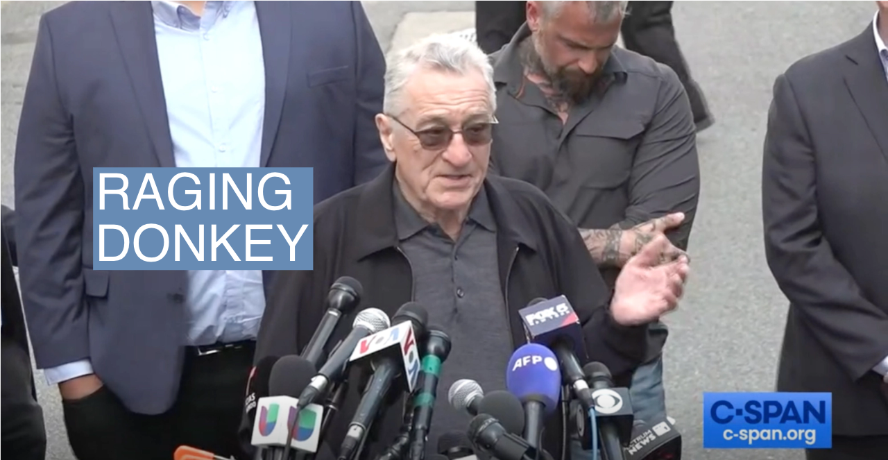 Robert De Niro and former Capitol Police officers show up outside Trump trial — to talk about Jan. 6