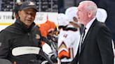 Ducks Coaches and Cancer Survivors Maharaj, Stothers Award $25,000 Grant in Honor of 25 Years of Hockey Fights Cancer | Anaheim Ducks