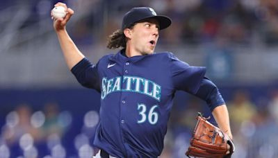 Logan Gilbert's eight shutout innings leads Seattle Mariners to 9-0 win over Marlins