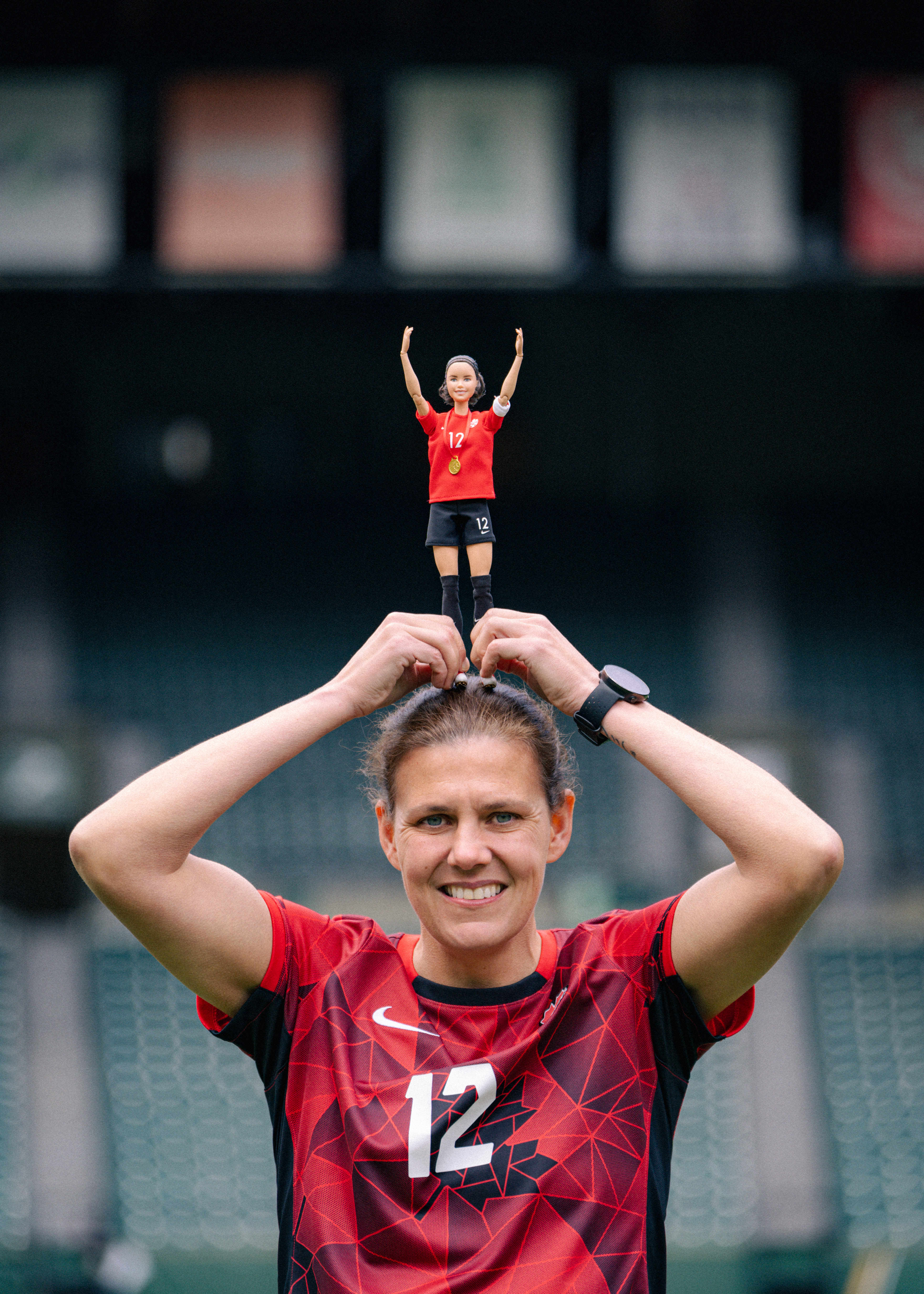 Canadian soccer legend Christine Sinclair's Barbie doll honour is 'cooler than having a community centre named after her', but you won't be able to buy it