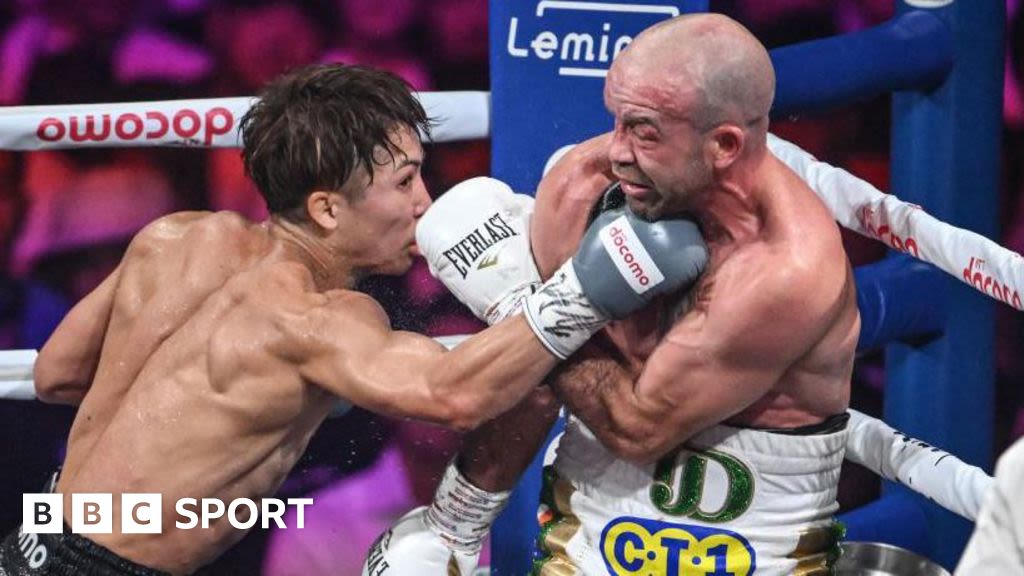 Naoya Inoue vs TJ Doheny: Japanese star secures TKO win in undisputed super-bantamweight bout