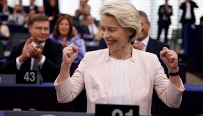 Ursula von der Leyen re-elected to a second term as European Commission president