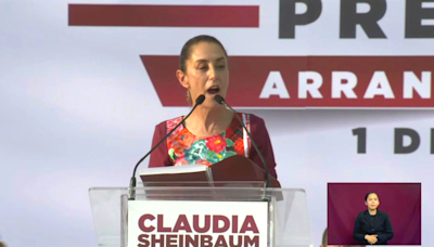 "¡Qué siga la corrupción!": Claudia Sheinbaum en arranque de campaña, luego corrige