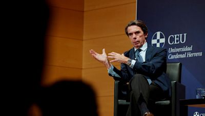 Aznar llama "gran farsante" a Pedro Sánchez por "engañar y mentir" tras sus 5 días de reflexión: "Es una especie de caudillo populista"