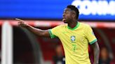 La dura autocrítica de Vinicius en redes sociales por la eliminación de Brasil de la Copa América