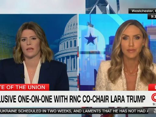 CNN's Kasie Hunt Grills RNC's Lara Trump About Larry Hogan