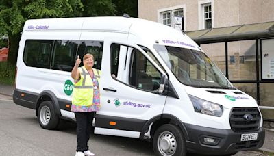 Long-awaited rural Stirlingshire bus service ready to hit the road for first journey after community campaign