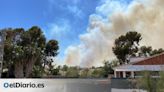 Un incendio forestal en Riba-roja obliga a confinar una urbanización y corta una línea de Metrovalencia