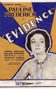 Evidence (1929 film)