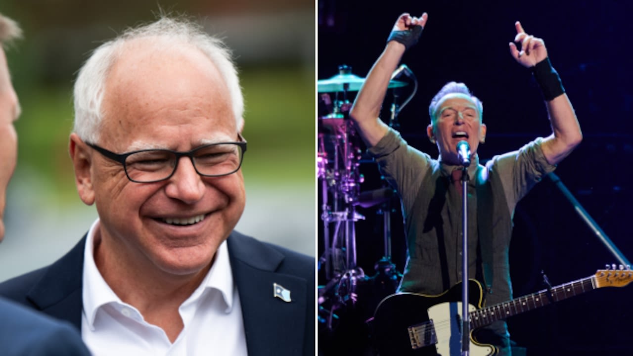 Born to run? Tim Walz is a Springsteen guy. Also big on turkey, Diet Mountain Dew.