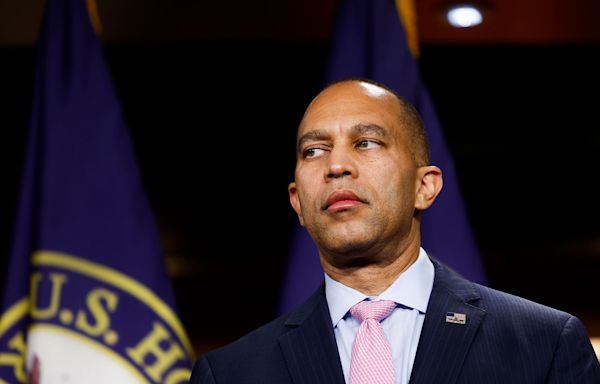 "A ticket we can win on": Jeffries backs Biden despite private urges to quit
