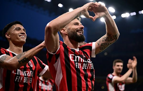 Giroud and Pioli bid farewell to Milan, Juve end season with Monza win