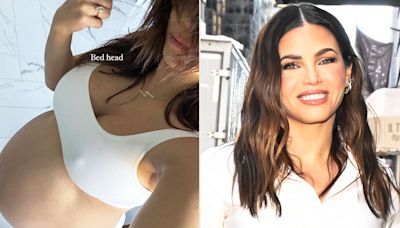 Pregnant Jenna Dewan Shows Off Baby Bump in Bra and Shorts as She Jokes About 'Bed Head' Hair