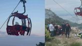 Al menos un muerto y 10 heridos por el choque de un teleférico en Turquía: sus pasajeros quedaron suspendidos en el aire