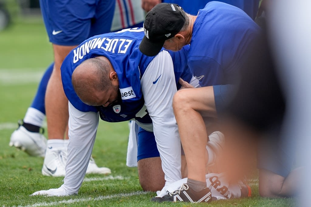 Jermaine Eluemunor’s Day 1 injury a reminder that Daniel Jones needs more from Giants, too