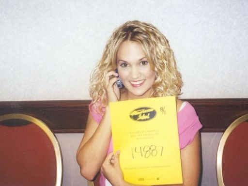 Carrie Underwood shares snap from her American Idol audition in 2004